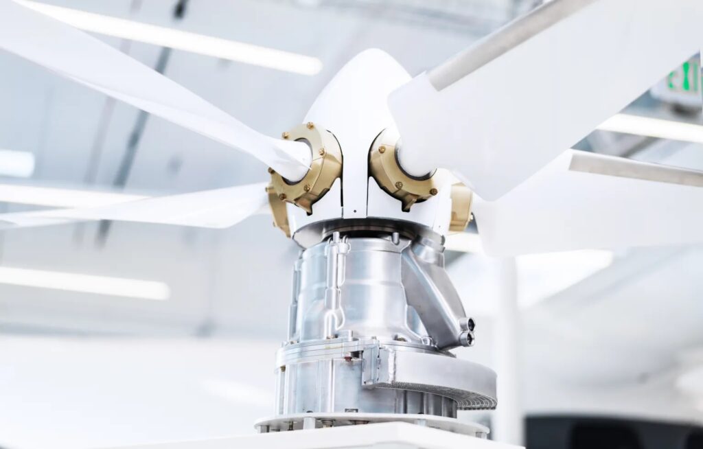 Rotores da Archer Aviação sustentável