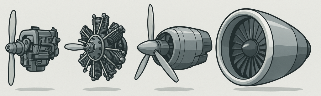 Evolução dos motores aeronáuticos